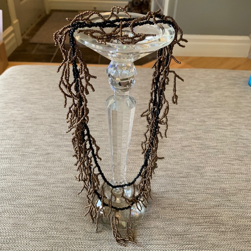 LONG LENGTH Stunning Hand Beaded necklace - Picture 2 of 7